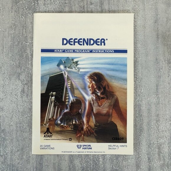 1981 Atari 2600 Defender with Box and Manual Vintage Video Game CIB - Picture 6 of 15